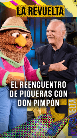 La cara de Piqueras escuchando a Don Pimpón 