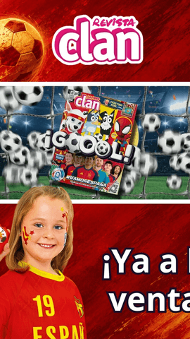  ¡La pasión por el fútbol llega a los quioscos!  La nueva revista Clan se viste de rojo con un número especial dedicado a la Selección Española para que los peques (¡y toda la familia!) vivan la emoción del Mundial como auténticos fans.