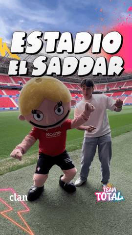Clanerrr  Tour secreto activado Rubén recorre cada rincón del estadio de Osasuna… ¡no se deja nada! .