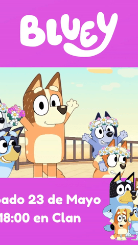  Llega a Clan el capítulo más especial de Bluey: ���El cartel’ A Papá le han ofrecido un nuevo trabajo en otra ciudad y… ¡la familia tiene que vender la casa! Mientras Bluey intenta quitar el cartel de venta para que nadie compre su hogar, Bingo lo vive con tranquilidad y Mamá lo ve como una nueva aventura Un episodio emocionante sobre los cambios, la familia y todo lo que significa un hogar Estreno: sábado 23 de mayo A las 18:00 h En Clan, y también en la web y apps del canal #Bluey #ClanTV #ElCartel #Estreno #SeriesInfantiles #BlueyFans #Clan.