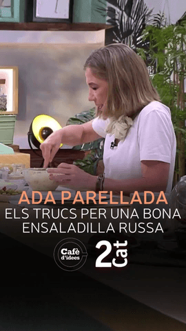  L'ensaladilla russa és plat habitual dels restaurants més gastronòmics, està de moda: els secrets de l'Ada Parellada, al #Cafèdidees