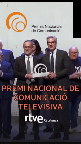 RTVE Catalunya rep el Premi Nacional de Comunicació Televisiva per més de 60 anys impulsant el català.