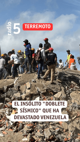 Dos fuertes terremotos han sacudido este miércoles el Caribe venezolano y el centro del país con apenas 39 segundos de diferencia, en una secuencia sísmica cuyo evento principal ha sido un sismo de magnitud 7,5, ha actualizado el sistema oficial de alerta de tsunamis de Estados Unidos.