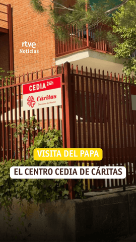  El papa Le�n XIV visitar� esta tarde el CEDIA de C�ritas Madrid.