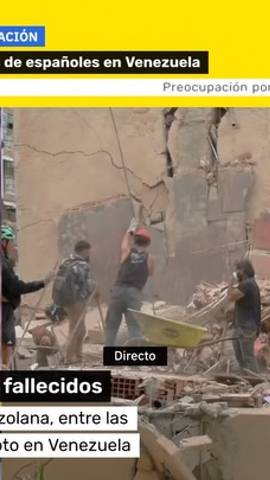 Una española entre los fallecidos por el doble terremoto en Venezuela.