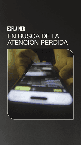 Cada vez cuesta m�s prestar atenci�n a una sola cosa durante m�s de unos segundos.