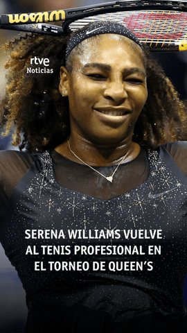  Serena Williams vuelve a las pistas casi cuatro a�os despu�s de anunciar su retirada.