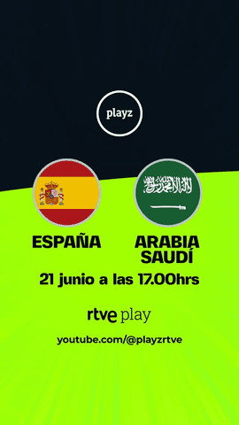 Domingo por la tarde, fútbol, partido de España contra Arabia Saudí...