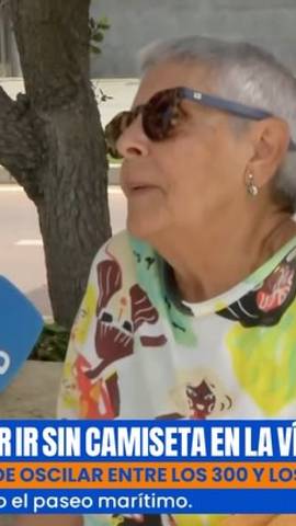 Hasta 750 euros por no ponerte la camiseta fuera de la playa o del paseo marítimo