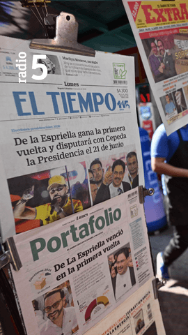 El candidato de ultraderecha Abelardo De la Espriella ha dado la sorpresa y ha quedado primero en las elecciones presidenciales en Colombia
