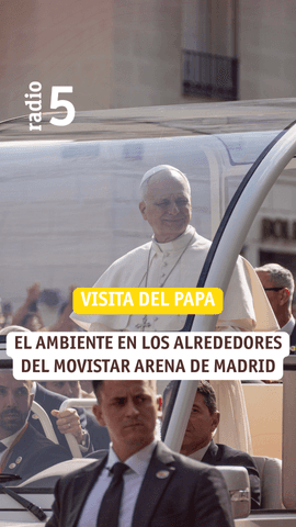 Finaliza el segundo día de León XIV en España con el acto en el Movistar Arena de Madrid