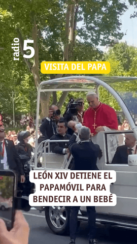 Las primeras horas de León XIV en Madrid dejan ya una primera anécdota.
