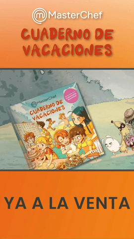 ¡Este verano la aventura también se vive entre recetas, juegos y desafíos! El nuevo Cuaderno de Vacaciones de MasterChef ya está aquí Un plan perfecto para que los más pequeños aprendan, se diviertan y despierten su creatividad durante las vacaciones.