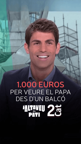  Balcons a 1.000 euros per veure el Papa!