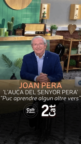  Joan Pera repassa la seva vida personal i professional al monòleg 'L'auca del senyor Pera': 