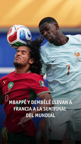  Francia gana a Marruecos (2-0) y se convierte en la primera semifinalista del Mundial.