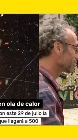 Vigo adelanta la Navidad en plena ola de calor.
