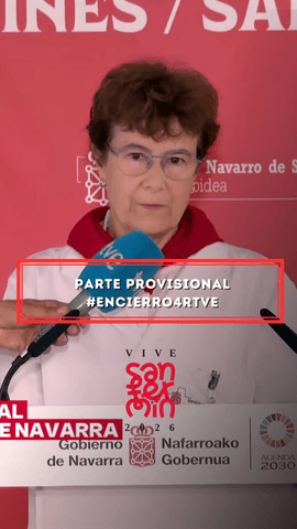 Parte provisional del #Encierro4RTVE desde el Hospital Universitario de Navarra, con actualizaciones del #Encierro3RTVE 