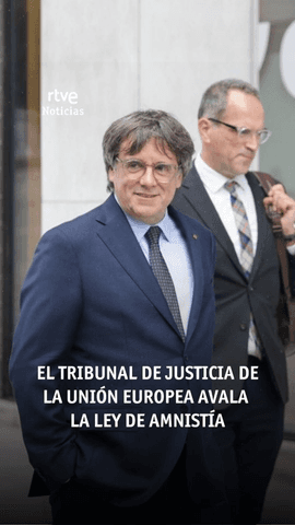 El Tribunal de Justicia de la Uni�n Europea avala la ley de amnist�a por ajustarse a la normativa comunitaria.