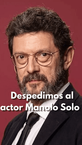 Hoy despedimos al actor Manolo Solo recordando uno de los momentos más felices de su carrera.