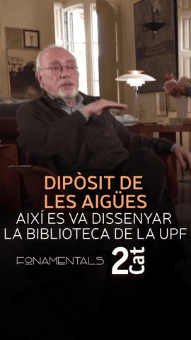  L'arquitecte Llu�s Clotet explica com van redissenyar el Dip�sit de les Aig�es per convertir-lo en una biblioteca universit�ria.