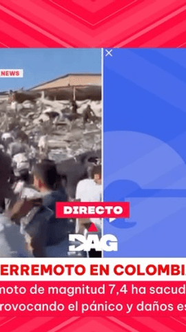 Un potente terremoto de magnitud 7,4 ha sacudido gran parte de Colombia
