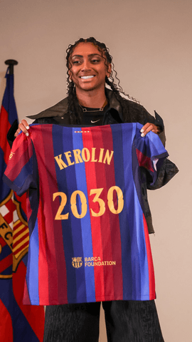  Kerolin Nicoli, la jugadora más cara del @fcbfemeni