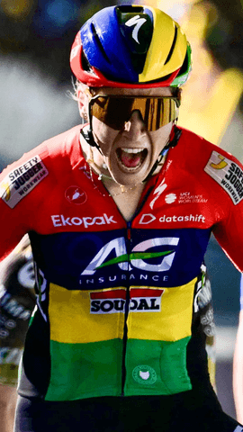  Kim Le Court gana la sexta etapa de @letourfemmes
