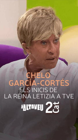  La periodista Chelo Garc�a-Cort�s rememora els inicis de la reina Letizia a TVE: 