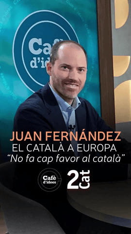  El secretari general del PP a Catalunya, Juan Fern�ndez, creu que l'oficialitat del catal� a Europa 