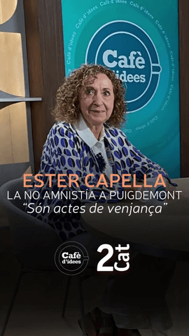  La portaveu del Grup Parlamentari d'Esquerra al Parlament de Catalunya, Ester Capella, critica la decisi� del jutge del Tribunal Suprem Pablo Llarena de rebutjar aplicar la llei d'amnistia a l'expresident de la Generalitat Carles Puigdemont: 