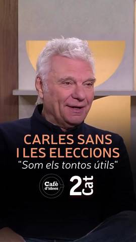  L'actor Carles Sans es pregunta 
