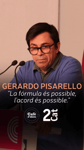  El diputat dels Comuns al Congrés, Gerardo Pisarello, confia en el Front Ampli amb Podem: 