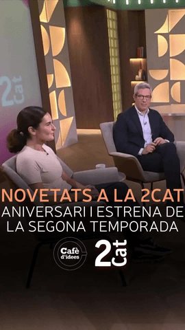  El director de #La2Cat Oriol Nolis i la directora de continguts Laura Folguera celebren l'any de vida del canal de #RTVECatalunya i avancen al #Cafèdidees les grans novetats de la nova temporada.