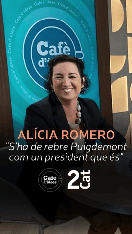 La consellera d'Economia i Finances de la Generalitat, Alícia Romero, defensa que el president Salvador Illa ha de rebre Carles Puigdemont 