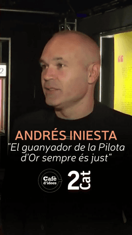  Andr�s Iniesta afirma al #Caf�didees que 