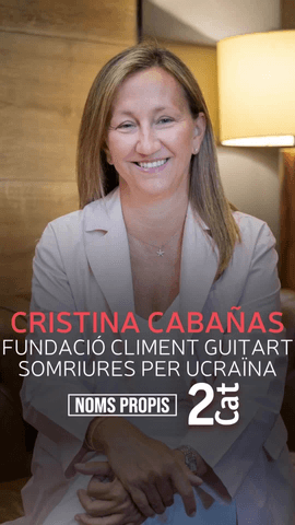  L'empres�ria Cristina Caba�as explica a #NomsPropis el projecte 'Somriures per Ucra�na