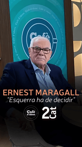  L'expresident del Grup Municipal d'ERC a Barcelona, Ernest Maragall, creu que Esquerra ha de 