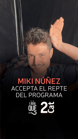  El cantant @mikinunez ha acceptat el repte!