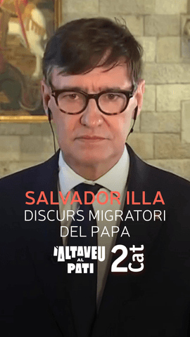El president @salvadorilla confia que les paraules del papa al Congr�s sobre migraci� facin reflexionar algunes formacions pol�tiques.