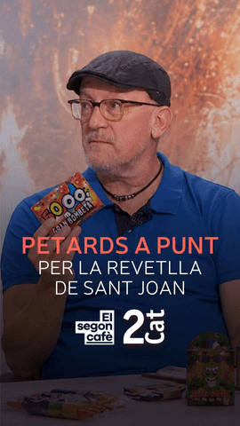  Els petards, protagonistes de la revetlla.