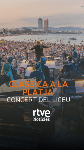  La m�sica cl�ssica conquereix la platja de Barcelona
