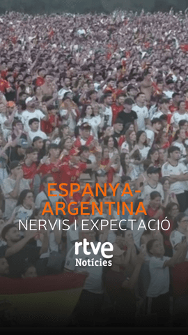  Nervis i màxima expectació per la final del Mundial entre Espanya i l'Argentina.