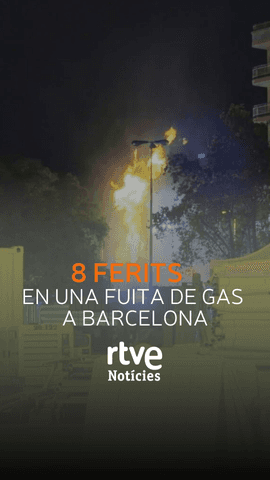 Una deflagraci� de gas als accessos del metro de la pla�a de Sants deixa vuit ferits, dos dels quals es troben en estat greu.