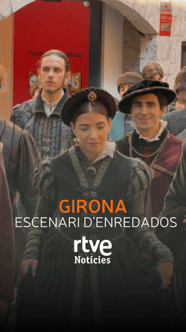  La catedral de Girona es converteix en un gran plató de cinema durant la gravació d''Enredados', de Disney.