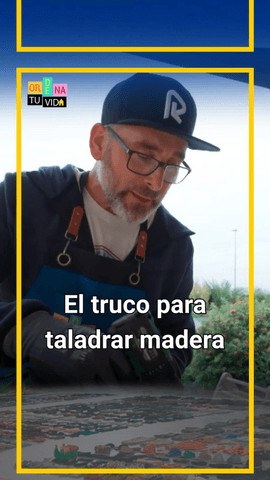  José Recicleitor (recicleitor_maker) nos da el truco perfecto para evitar que las maderas se astillen cuando utilizamos un taladro.