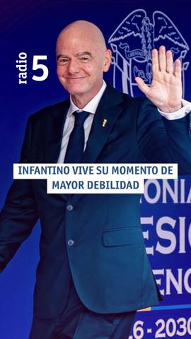 Gianni Infantino atraviesa su peor momento desde que preside la FIFA.