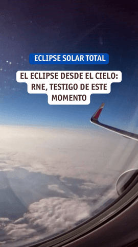 ¿Cómo es ver un eclipse a 10.000 metros de altura?