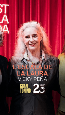 L'actriu Vicky Pe�a s'enfronta a 'L'escala de la Laura' a #GranTonino i ho fa sense p�ls a la llengua.