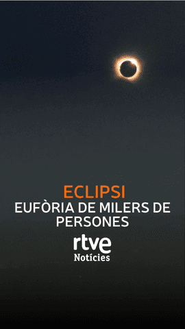  Catalunya viu el seu primer eclipsi solar total en 121 anys